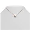 Image 1 : 1 ctw Diamond Necklace 18K Rose Gold