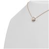 Image 2 : 1 ctw Diamond Necklace 18K Rose Gold