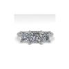 Image 1 : 2.0 ctw Princess VS/SI Diamond 3 Stone Designer Ring 18K White Gold