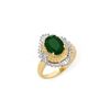 Image 1 : 2.58 ctw Emerald & Diamond Ring 14K Yellow Gold