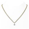 Image 1 : 12.5 ctw Diamond Designer Necklace 18K Yellow Gold