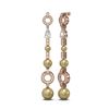 Image 2 : 2.78 ctw Diamond and Pearl Earrings 18K Rose Gold