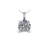 Image 2 : 1 ctw VS/SI Diamond Designer Necklace 14K White Gold