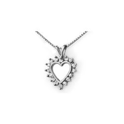 1.0 ctw Certified VS/SI Diamond Pendant 18K White Gold