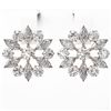 Image 2 : 6.3 ctw Marquise Cut Diamond Designer Earrings 18K Rose Gold