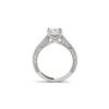 Image 2 : 1.3 ctw Certified VS/SI Princess Diamond Ring 18K White Gold