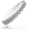 Image 2 : 14 ctw Diamond Designer Bracelet 18K White Gold