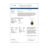 Image 2 : 3.55 ctw Green Tourmaline & Diamond Necklace 10K Yellow Gold