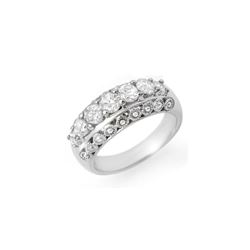 1.25 ctw Certified VS/SI Diamond Ring 18K White Gold