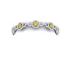 Image 2 : 9 ctw SI/I Fancy Yellow Diamond Bracelet 18K White Gold