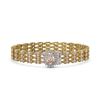 Image 1 : 25.42 ctw Morganite & Diamond Bracelet 14K Yellow Gold