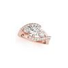 Image 2 : 2.04 ctw Certified VS/SI Diamond Bypass 2pc Wedding Set 14K Rose Gold