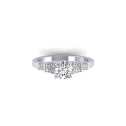 1.69 ctw Certified VS/SI Diamond Solitaire Ring 18K White Gold