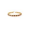 Image 1 : 6.09 ctw Ruby & Diamond Bracelet 10K Yellow Gold