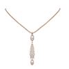 Image 1 : 3 ctw Diamond Necklace 18K Rose Gold