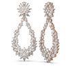 Image 2 : 21.3 ctw Diamond Earrings 18K Rose Gold