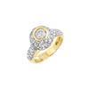 Image 1 : 2.20 ctw Certified VS/SI Diamond Ring 14K Yellow Gold