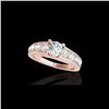 Image 1 : 2.55 ctw Certified Diamond Solitaire Ring 10K Rose Gold