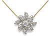Image 1 : 3.5 ctw Marquise Diamond Designer Necklace 18K Yellow Gold