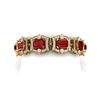 Image 1 : 43.87 ctw Ruby & VS Diamond Bracelet 18K Yellow Gold
