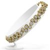 Image 2 : 8 ctw Diamond Designer Bracelet 18K Yellow Gold