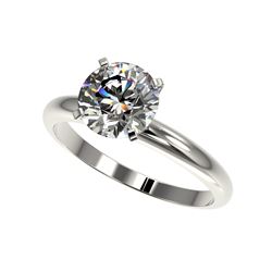 2.03 ctw Certified Quality Diamond Engagement Ring 10K White Gold