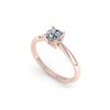 Image 2 : .54 ctw VS/SI Diamond Engagement Designer Ring 14K Rose Gold