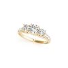 Image 2 : 0.75 ctw VS/SI Diamond 3 Stone Ring 18K Yellow Gold