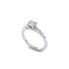 Image 2 : 1.04 ctw Certified VS/SI Diamond Solitaire Ring 14K White Gold