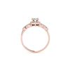 Image 2 : 1.33 ctw Certified VS/SI Diamond Ring 18K Rose Gold