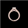 Image 2 : 1.32 ctw Certified Diamond Solitaire Ring 10K Rose Gold