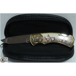 FRANKLIN MINT COLLECTOR KNIFE- ANTELOPE