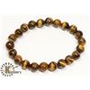 Image 1 : #153- TIGER EYE BEAD BRACELET/ 8MM/ 7.5"