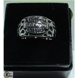 HARLEY DAVIDSON EMBLEM RING- SIZE 9