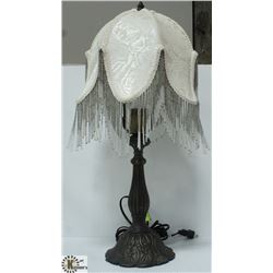 VICTORIAN FRENCH TULIP SHADE LAMP  -