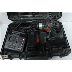 PORTER CABLE 18V NI CAD CORDLESS DRILL W/