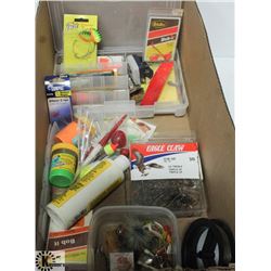 LARGE BOX W/LOTS OF NEW QUALITY FISHING