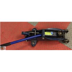 BLUE ALL STEEL ROLLING FLOOR JACK - LIGHT-