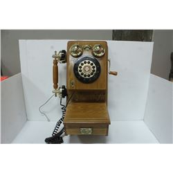REPLICA VINTAGE-STYLE SOLID WOOD PHONE