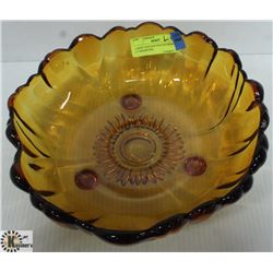 LARGE VINTAGE FOOTED BOWL 11"-DIAMETER-