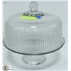Image 1 : GLASS PEDESTAL CAKE/DESERT STORAGE WITH
