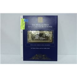 23 KARAT GOLD $100 BILL SIR FRANCIS DRAKE