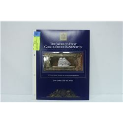 23 KARAT GOLD $100 BILL JEAN LAFFITE