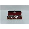 Image 1 : 1950S LADIES CAT EYE GLASSES WITH CASE