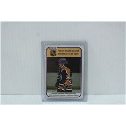 1980-81 WAYNE GRETZKY RECORD BREAKER CARD