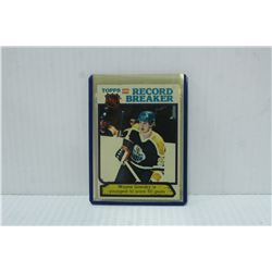 1979-80 WAYNE GRETZKY RECORD BREAKER CARD
