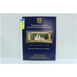 23 KARAT GOLD $100 BILL CAPTAIN HENRY MAINWARING