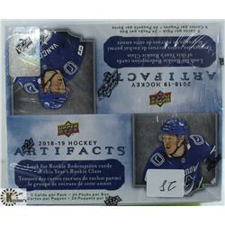 2018-19 UPPER DECK ARTIFACTS 24 PACKS BOOSTER