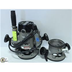 PORTER CABLE H\D ROUTER W/2 BASES