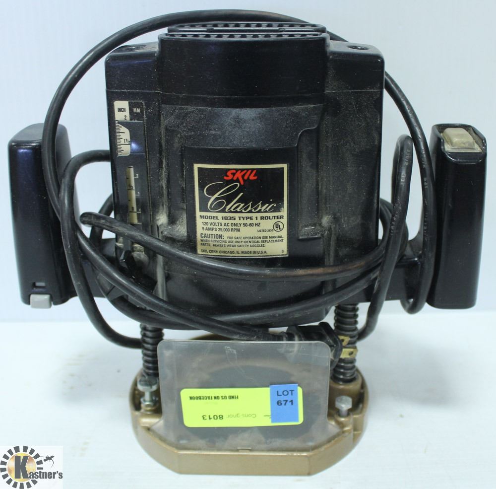 SKIL CLASSIC ROUTER MODEL 1835